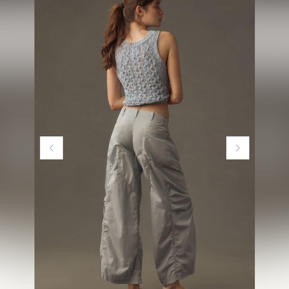 Anthropologie/ Pilcro Parachute Curve Barrel Pants - Picture 4 of 7